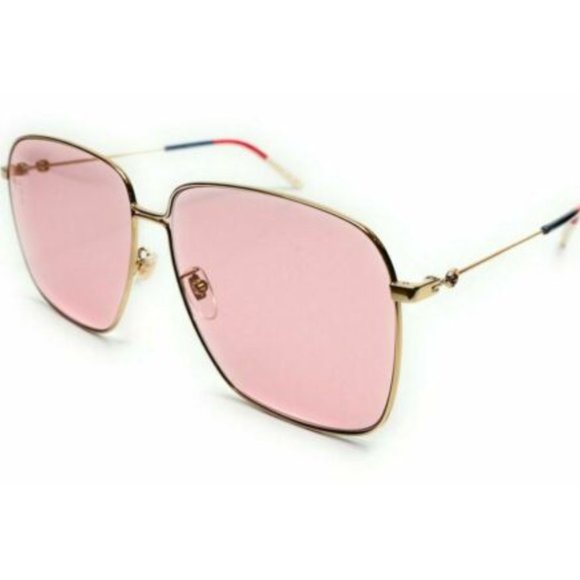 Gucci Women's Gold and Pink Sunglasses! - Picture 1 of 3